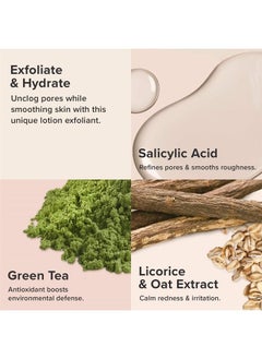 PAULA'S CHOICE لوشن SKIN PERFECTING 2% BHA مقشر بحمض الساليسيليك، زجاجة 3.3 أونصة مقشر للوجه للرؤوس السوداء والمسام الواسعة والتجاعيد والخطوط الدقيقة  - Image 3