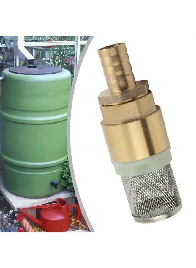 Brass 3 4 Inch Non Return Valve Suction Strainer Foot Valve With Mesh Screen Filter - Image 2