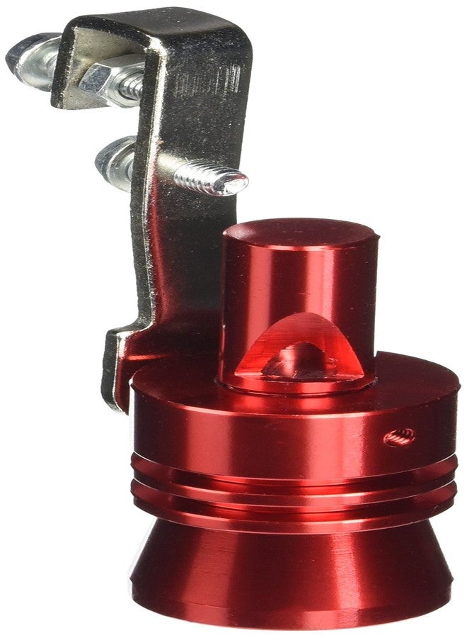 DEWHEL Universal Aluminum Turbo Sound Exhaust Muffler Pipe Whistle -XL -Red - Image 1