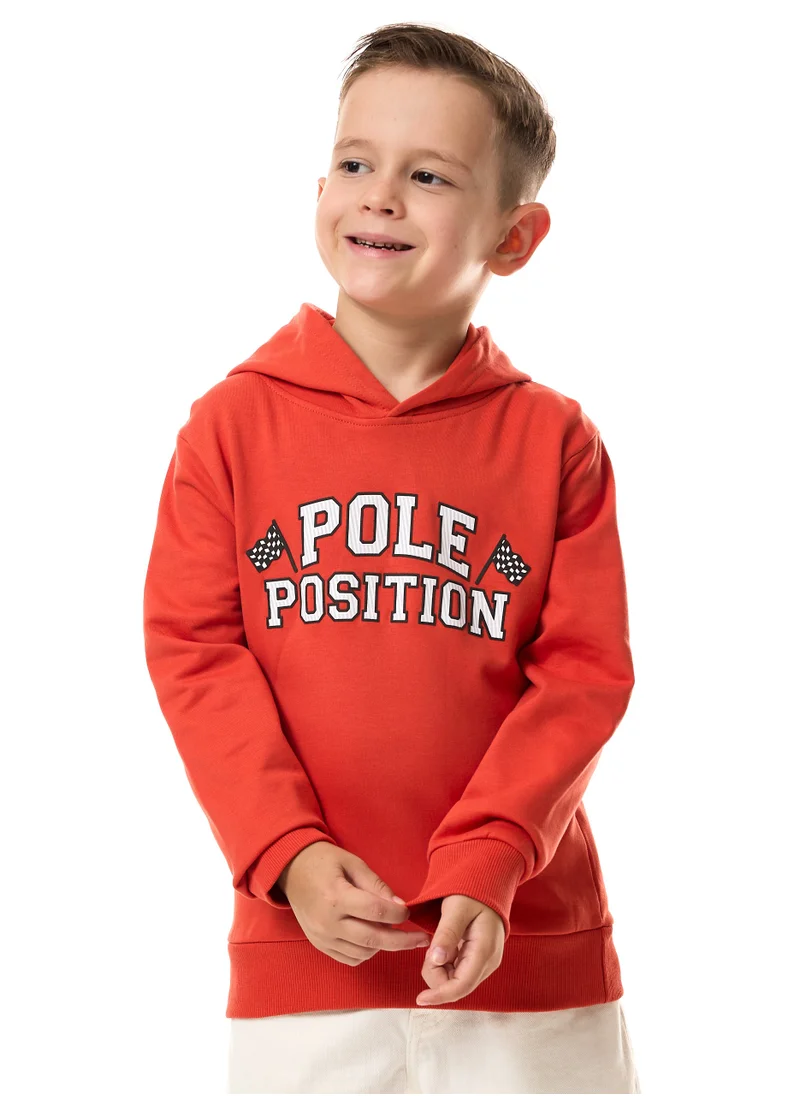 victor and jane Boys' Hoodie (2 - 8yrs) Orange