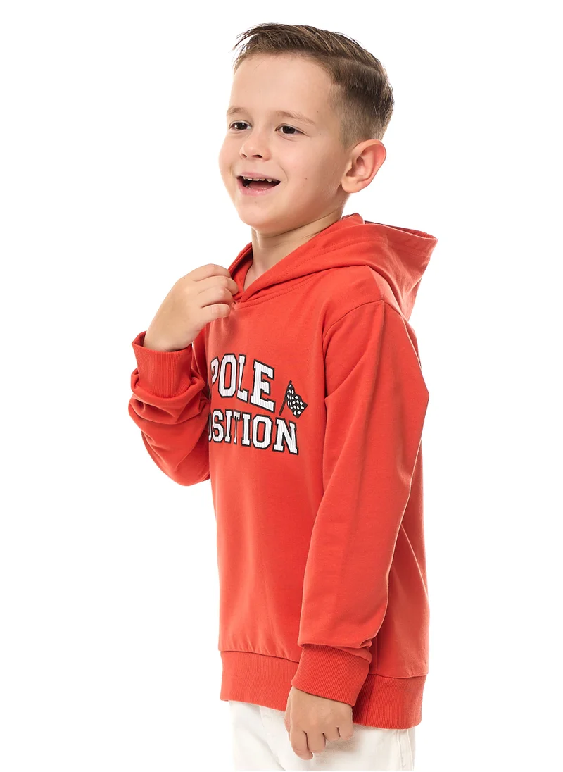 victor and jane Boys' Hoodie (2 - 8yrs) Orange