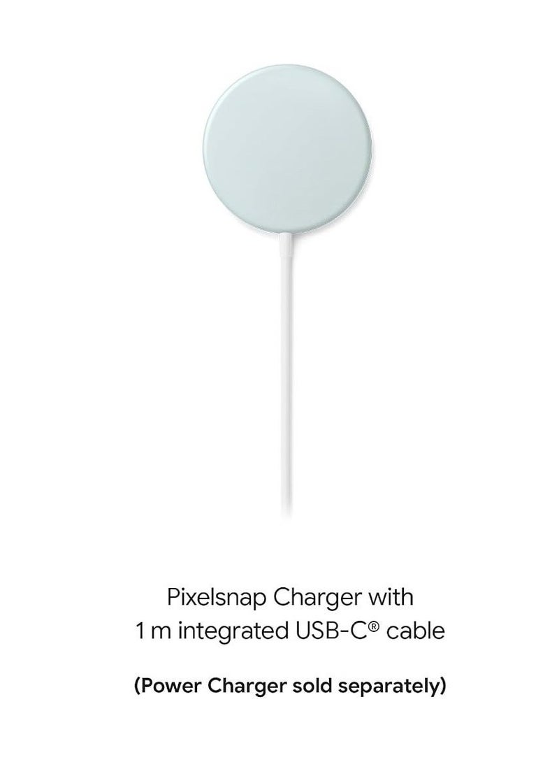 جوجل Google PixelSnap Charger Magnetic Wireless Charger with Qi2, Up to 25W, USB-C Cable, Compact Snap-On Charging Pad for Pixel & Qi2 Devices, Fog FOG - Image 4