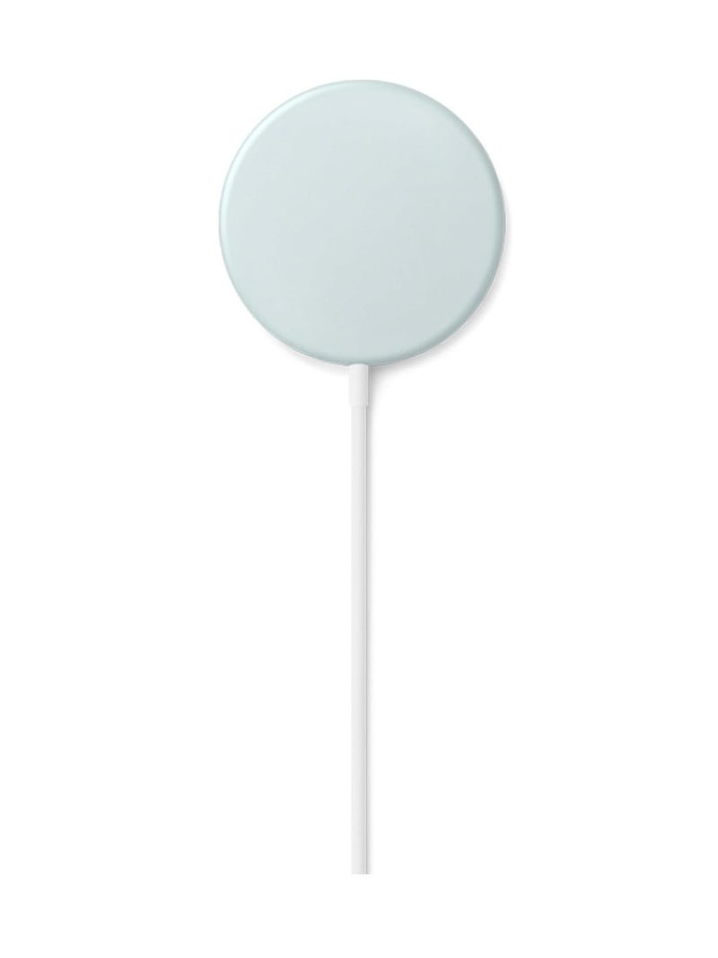 جوجل Google PixelSnap Charger Magnetic Wireless Charger with Qi2, Up to 25W, USB-C Cable, Compact Snap-On Charging Pad for Pixel & Qi2 Devices, Fog FOG - Image 1