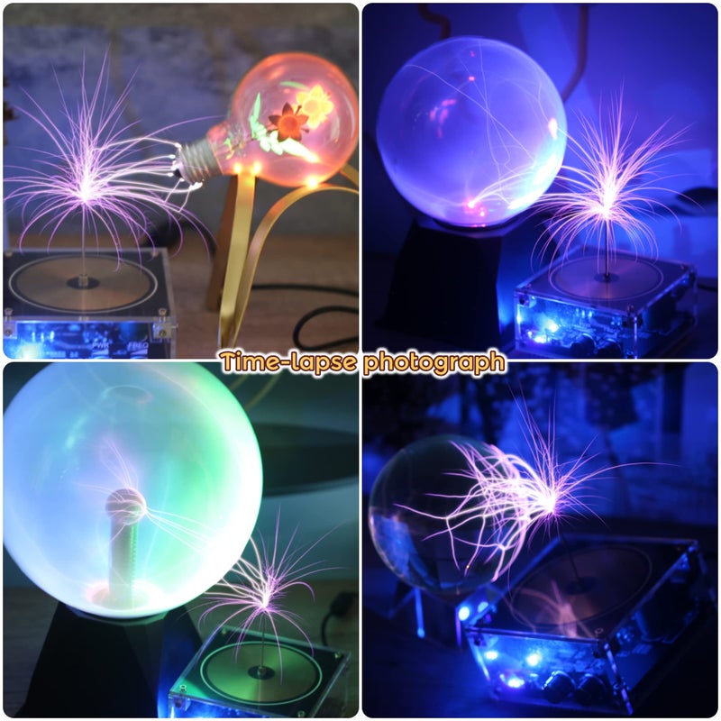 Joytech Bluetooth Music Tesla Coil Arc Plasma Loudspeaker Wireless Transmission Experiment Desktop Toy Model SSTC SS02 - Image 4