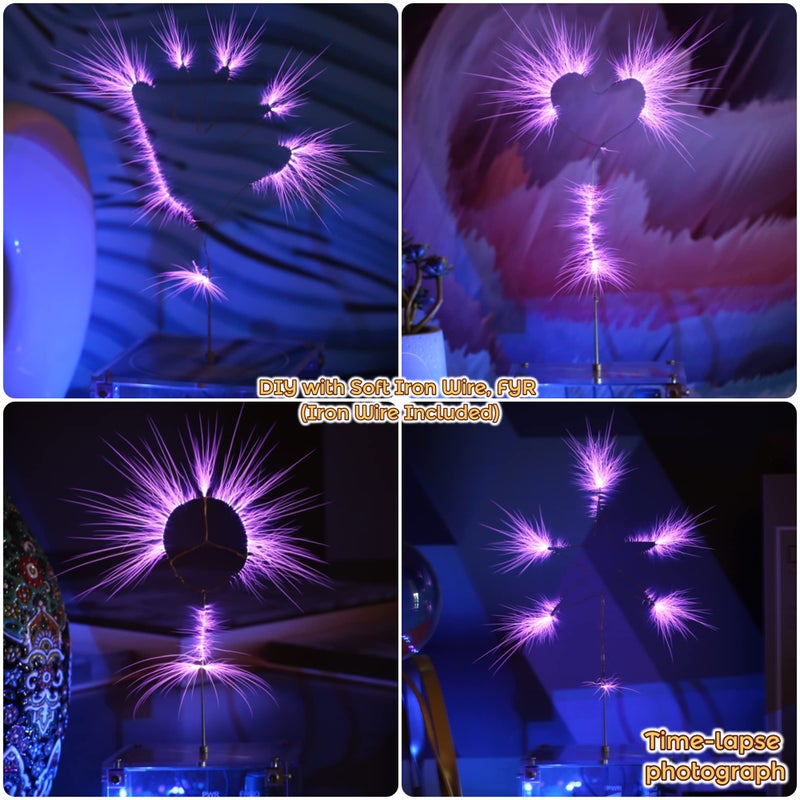 Joytech Bluetooth Music Tesla Coil Arc Plasma Loudspeaker Wireless Transmission Experiment Desktop Toy Model SSTC SS02 - Image 5