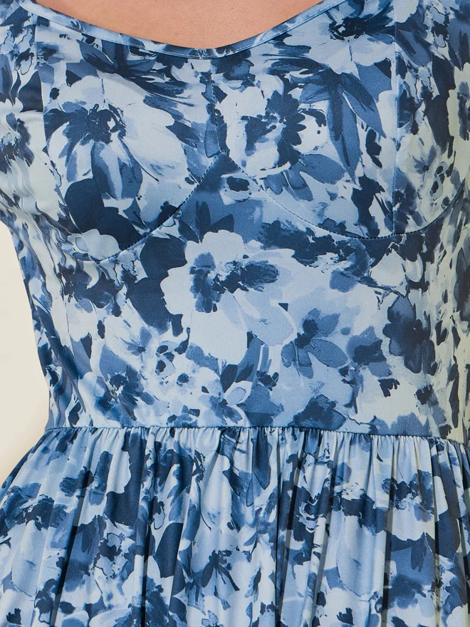 Take Two Floral Print Maxi Dress