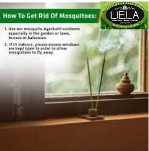 LIELA Garden and Outdoor Incense Sticks Mosquito Repellent 14 Sticks Pure and Natural Fragrance Citronella and Lemon Grass7 Sticks Each 16Inch Long Set of 2 - Image 3