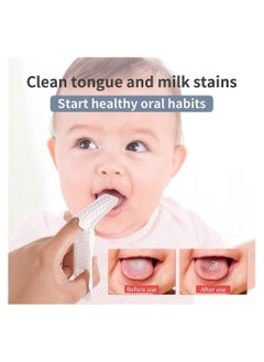 Y&D Baby Tongue Cleaner Oral Soft Toddler Finger Toothbrushes Tongue Disposable Infant Toothbrush Clean Mouth Infant Care and Cleaning for 0-36 Month  - Image 2
