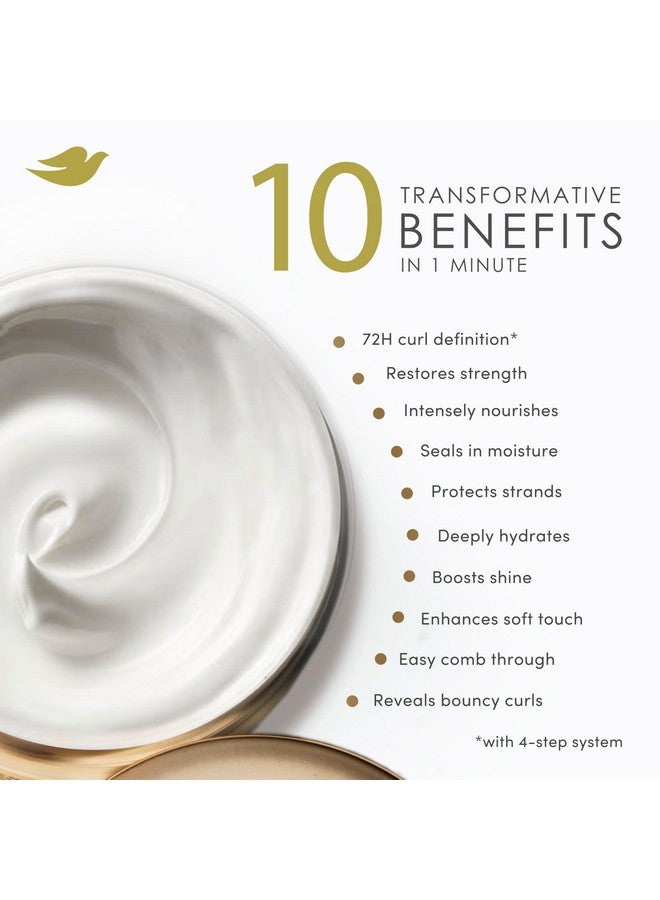 دوف قناع دوف للشعر المجعد والمتعرج مع تقنية العناية بالبروتين الحيوي + زيت الأمينو والجوجوبا 9.2 أونصة سائلة - Image 3