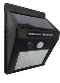 Rabos 20 LED Solar Motion Sensor Light Black/White 6x10cm  - Image 1