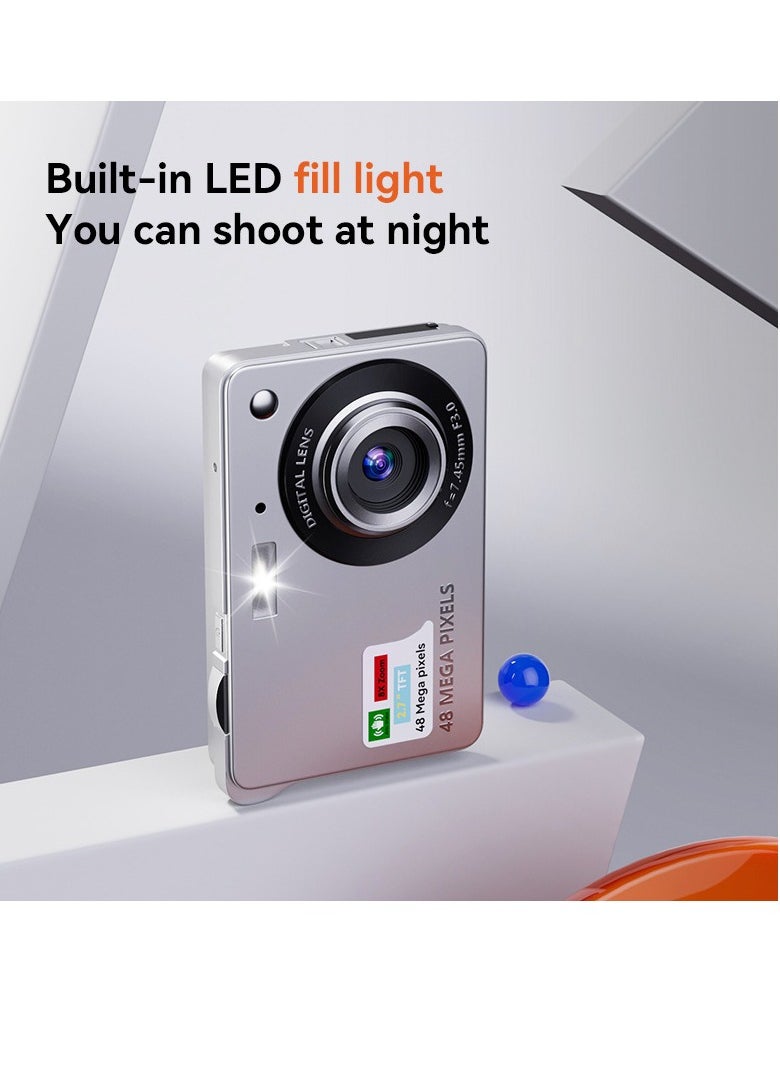Gasin 48 Megapixel 2.7inch LCD Large Screen 8x Digital Zoom CCD Student Digital Camera HD Video Recording Ultra Long Life  - Image 5