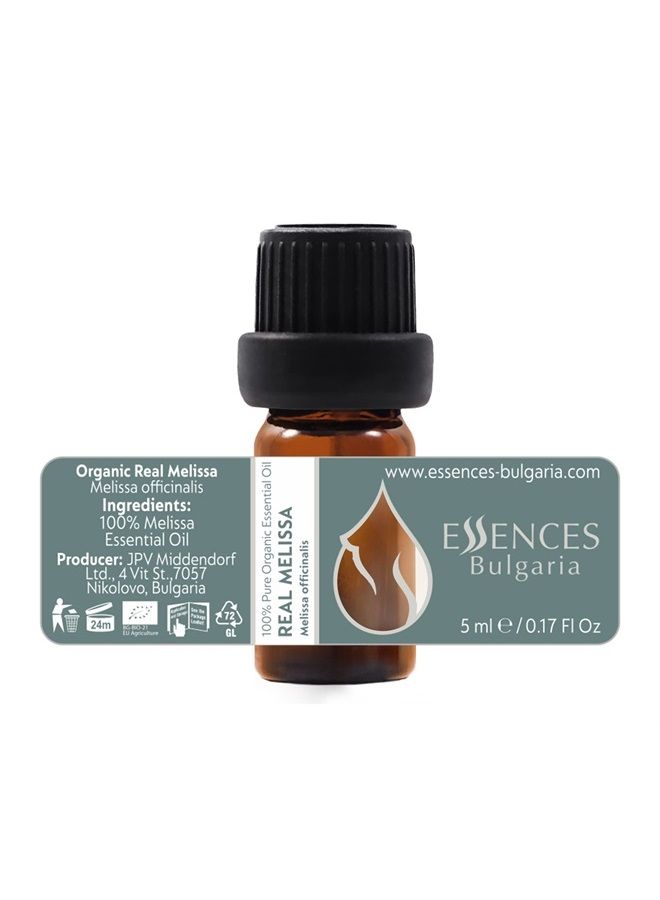 Essences Bulgaria Organic Real Melissa Essential Oil 1/6 Fl Oz | 5ml | Melissa Officinalis | 100% Pure and Natural | Undiluted | Therapeutic Grade | Family Owned Farm | Steam-Distilled | Non-GMO  - Image 2