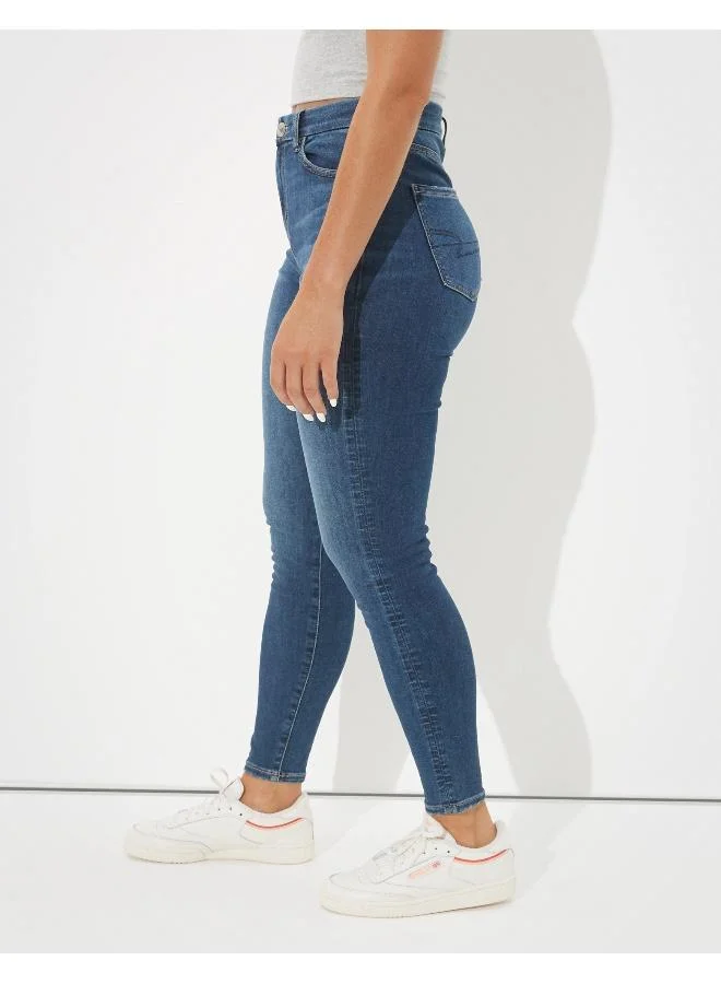 امريكان ايجل AE Ne(x)t Level Curvy High-Waisted Jegging