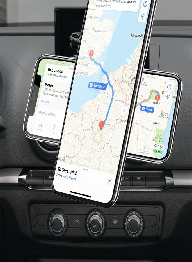 BEERTE Fits MagSafe Car Mount Fit for Audi A3 2014-2020 [Upgraded Magnets] Magnetic Phone Holder for Car Air Vent Hands Free Phone Mount Fit for iPhone 16 15 14 13 12 Series MagSafe Case All Phones - Image 4