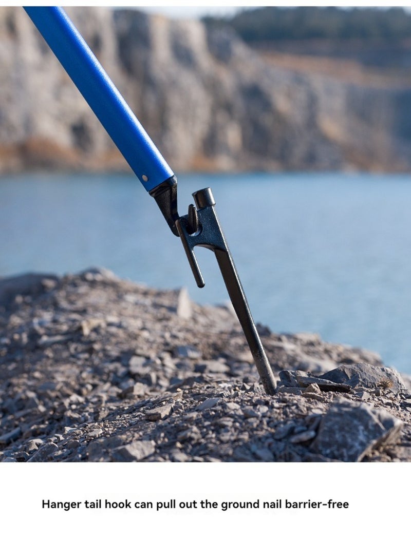 Two Piece Multifunctional Camping and Mountaineering Hammer Outdoor Tools Random Color - Image 5