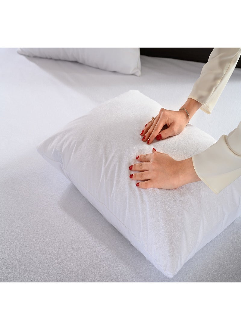 Formeya Pamukkale Water Liquid Proof Pillow Mattress Set of 2 Cotton 50 x 70 cm  - Image 4