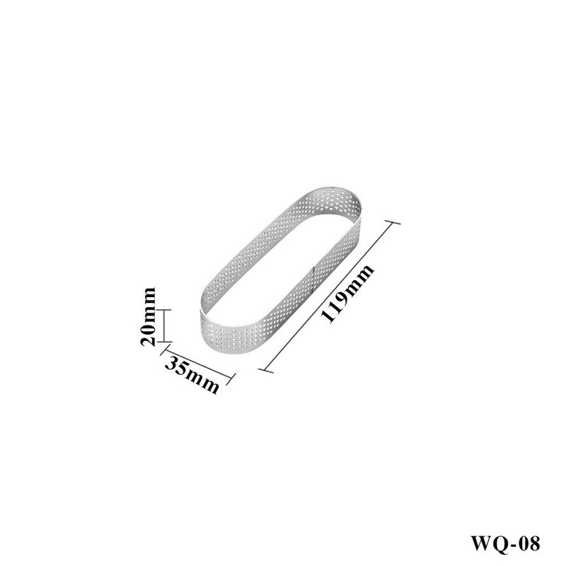 Round Cake Mold Square Oval Stainless Steel Punching Mold Tart Ring Method Tower Ring Cake Ring Mousse Ring - Image 1