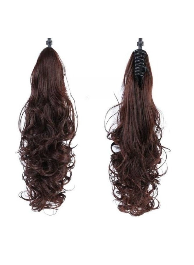Estelle Clip in Ponytail Extension Claw Curly Wavy Clip in Hair Extensions Long Synthetic Clip in Ponytail for Women - Image 2