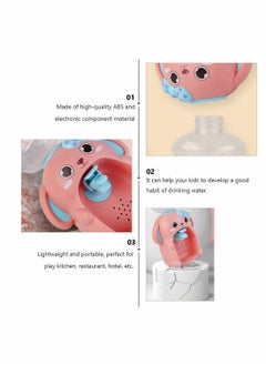 Y&D Kids Water Dispenser Rabbit Drink Machine Mini Cute Simulated Dispenser Kitchen Pretend Play Toy Without Battery Role Preschool For Party Favor Gift 1 Set  - Image 4