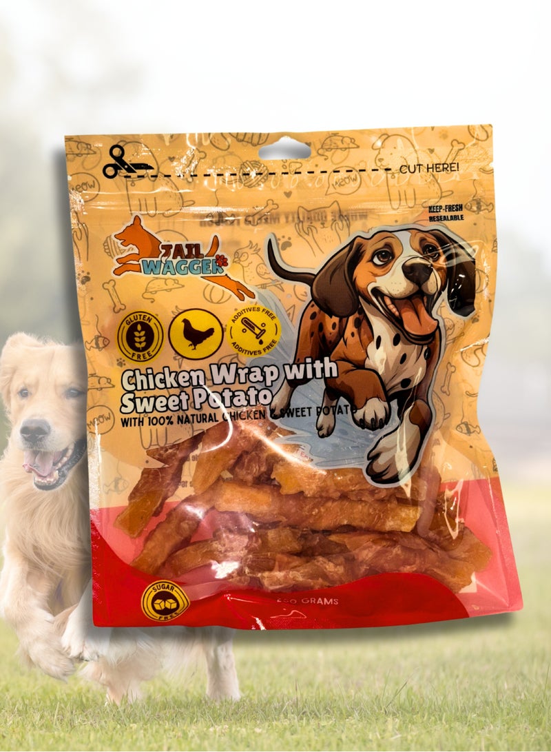 Generic TAIL WAGGER CHICKEN WRAP WITH SWEET POTATO  - Image 1