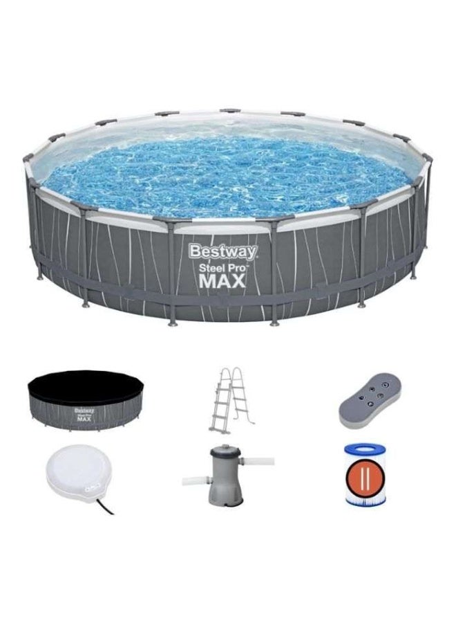 Bestway Bestway Steel Pro Max Led 15x42 Round Pool Set 4.57m x 1.07m 561GD - Image 1