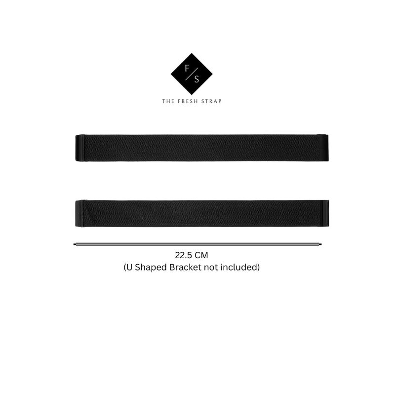 The Fresh Strap- Odor Resistant Wrist Band Compatible with Whoop 4.0- Odor Resistant, Breathable Nylon, Whoop Compatible Bands, Easy to use and comfortable to wear. (Black) - Image 3