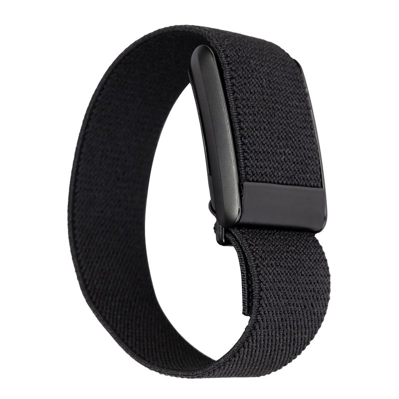 The Fresh Strap- Odor Resistant Wrist Band Compatible with Whoop 4.0- Odor Resistant, Breathable Nylon, Whoop Compatible Bands, Easy to use and comfortable to wear. (Black) - Image 1