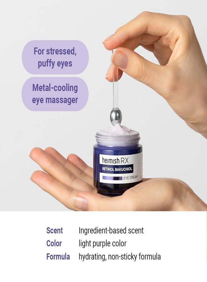 HEIMISH RX Retinol Bakuchiol Eye Cream - Daily Eye Cream for Anti Aging, Firming, Anti Wrinkle, Hydrating with Retinol, Non-greasy Formula, Korean Skincare, 30ml (1.01 fl. oz) - Image 5