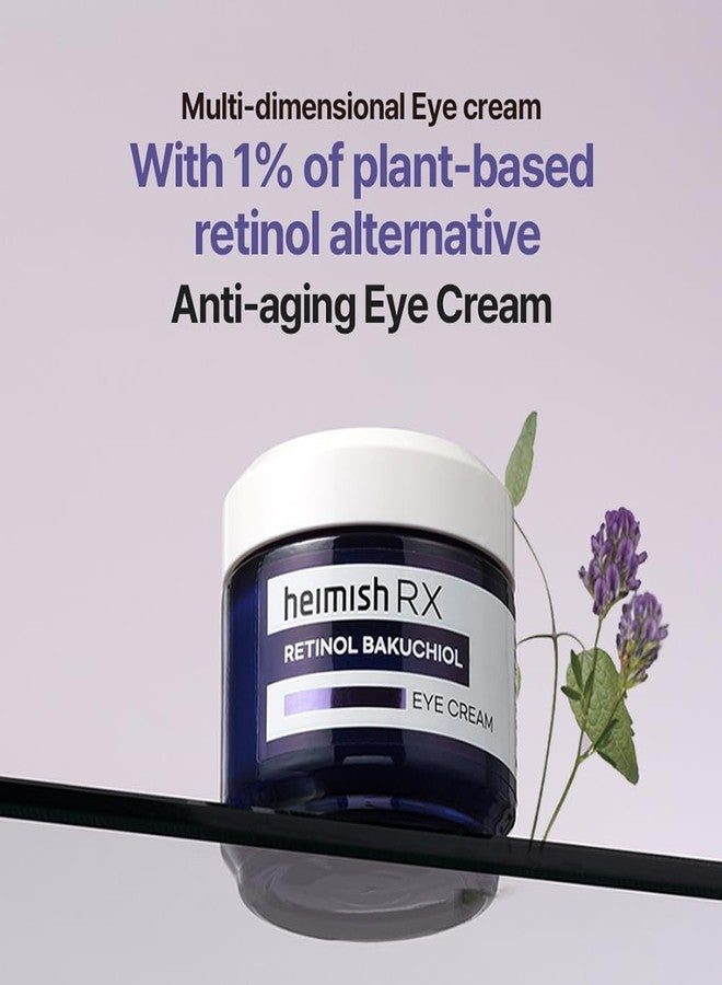 HEIMISH RX Retinol Bakuchiol Eye Cream - Daily Eye Cream for Anti Aging, Firming, Anti Wrinkle, Hydrating with Retinol, Non-greasy Formula, Korean Skincare, 30ml (1.01 fl. oz) - Image 2