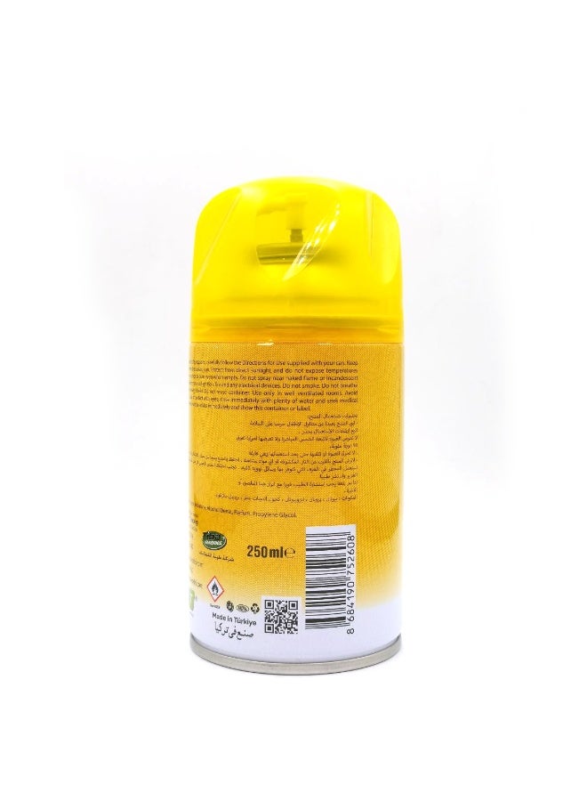 معطر جو AIR GARYA التلقائي لإعادة التعبئة: رائحة الحمضيات، غير رذاذ، يعتمد على الزيوت العطرية، وتركيبة غير سامة للاستخدام في المنزل والمكتب والسيارة (250 مل) - Image 5