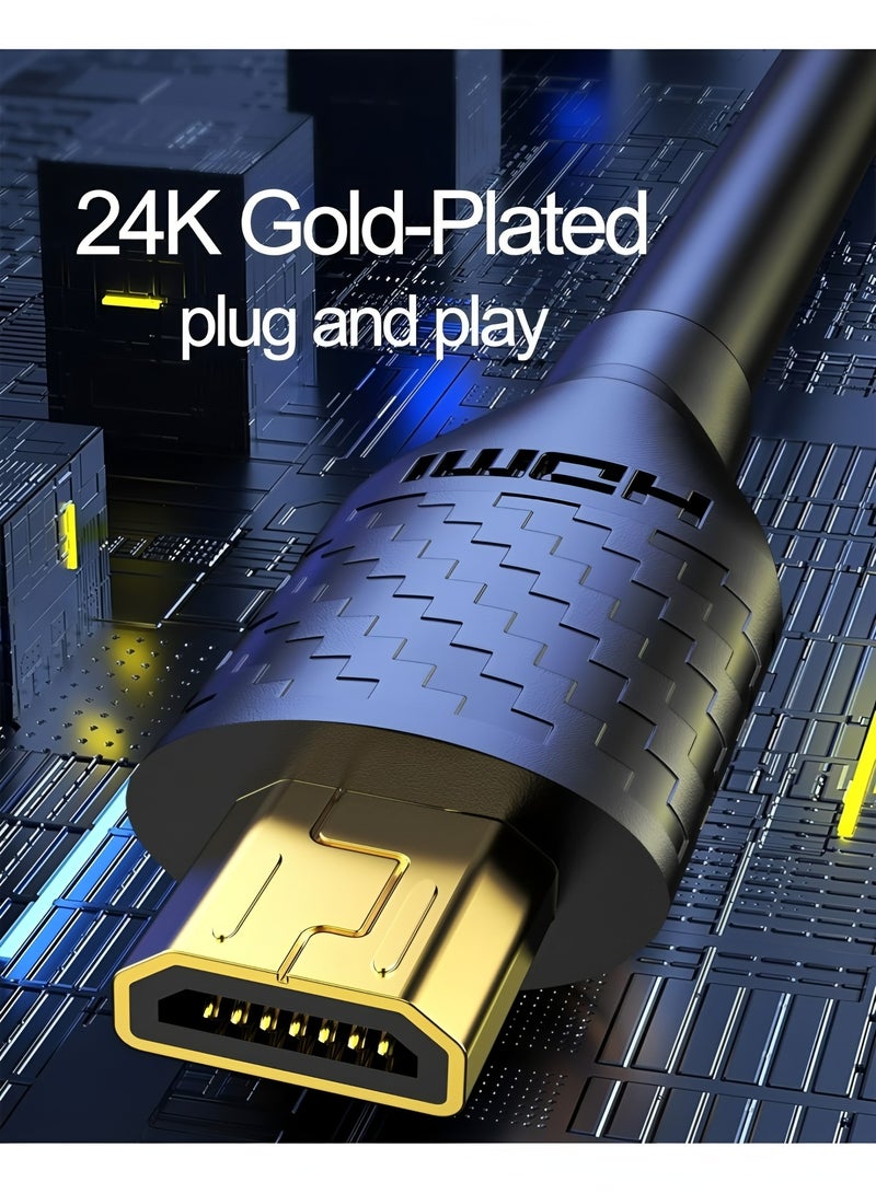 فليفيو كابل مايكرو HDMI إلى HDMI بدقة 4K وتردد 60 هرتز، متوافق مع Raspberry Pi 5/4، وGoPro Hero 5/6/7، وكاميرات Canon/Nikon/Sony، وLenovo Yoga، وأجهزة التلفزيون عالية الدقة، وبطاقات الشاشة والتقاط الصور، بطول 6.6 قدم - Image 4