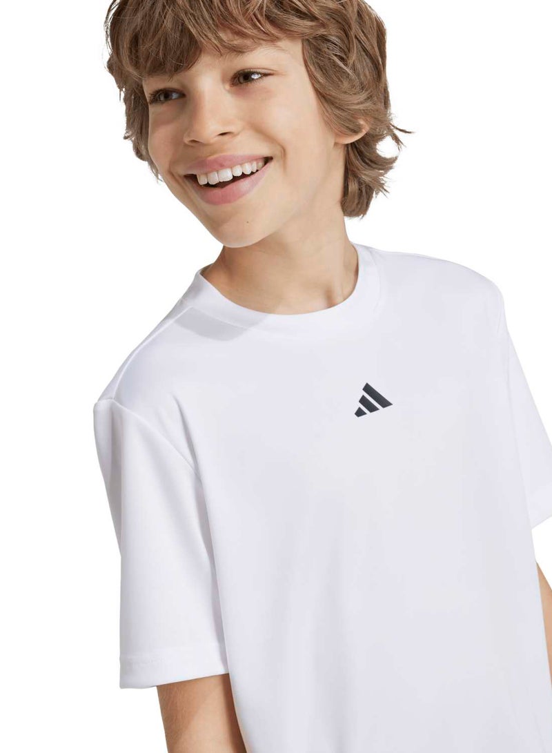 Adidas Train Essentials Logo Regular Fit T-Shirt Junior - Image 5