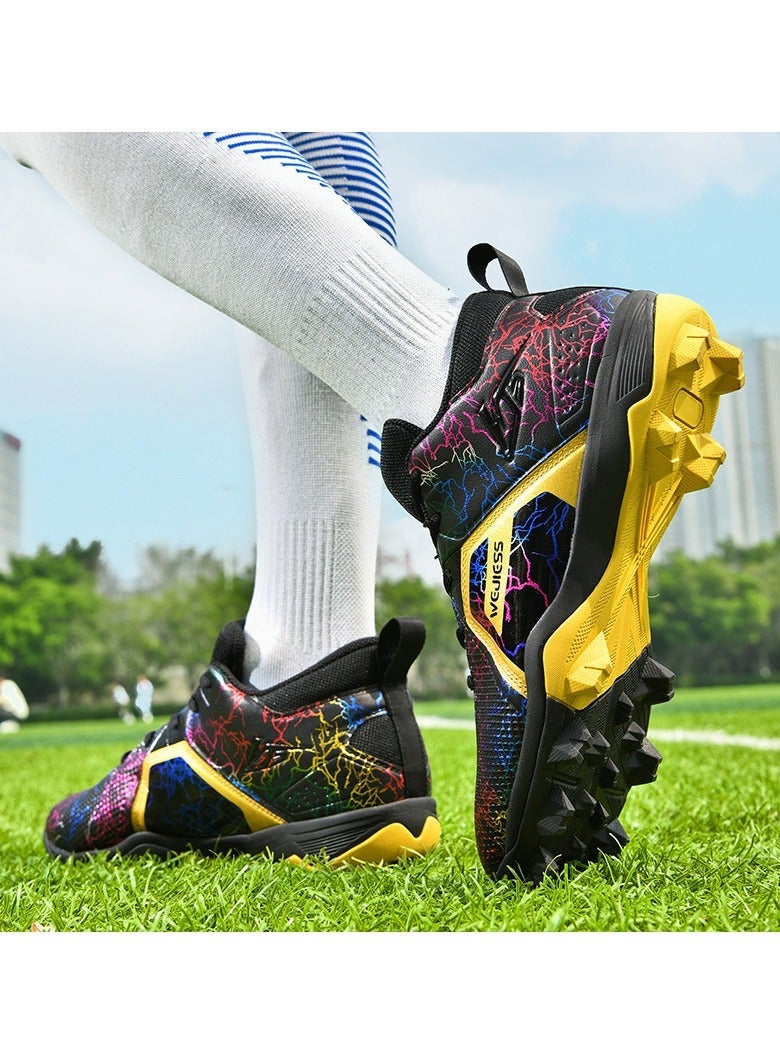 SKT Shiketro New Lace-up Soccer Shoes, Sneakers, Baseball Shoes, Softball Shoes, Tennis Shoes, Outdoor Training Shoes Comfortable Breathable for Men and Women  - Image 2