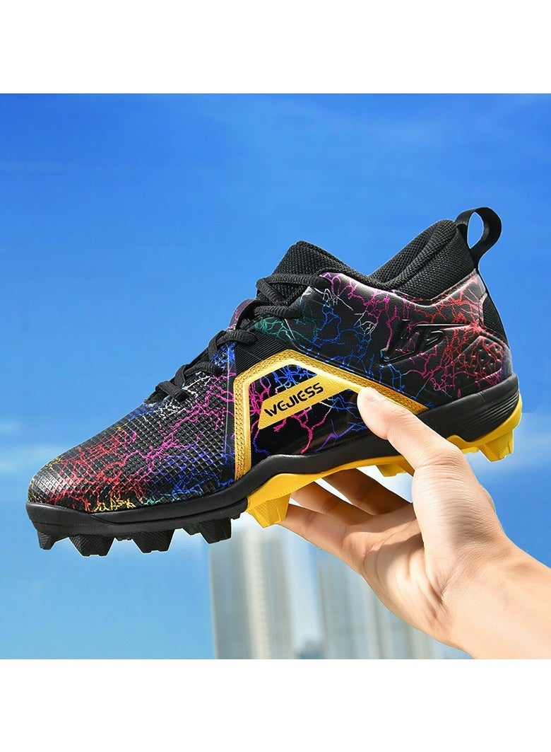 SKT Shiketro New Lace-up Soccer Shoes, Sneakers, Baseball Shoes, Softball Shoes, Tennis Shoes, Outdoor Training Shoes Comfortable Breathable for Men and Women  - Image 3