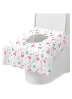 30 Pcs Toilet Seat Covers Disposable Kids, Disposable Potty Liners for Toddlers, Extra Large Antibacterial Waterproof Portable, Toilets Kids Toddler Potty Training (Animal Print)