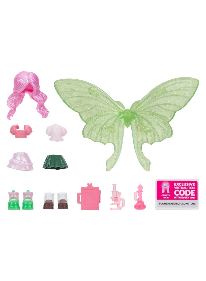 Royale High طقم أزياء روح المدرسة من رويال هاي - موضوع علمي، دمية بطول 3 إنش | رمز عنصر افتراضي حصري متضمن | دمية قابلة للجمع | دمية أزياء | لمحبي الألعاب وجامعي التحف! | منتج مرخص رسميًا - Image 2