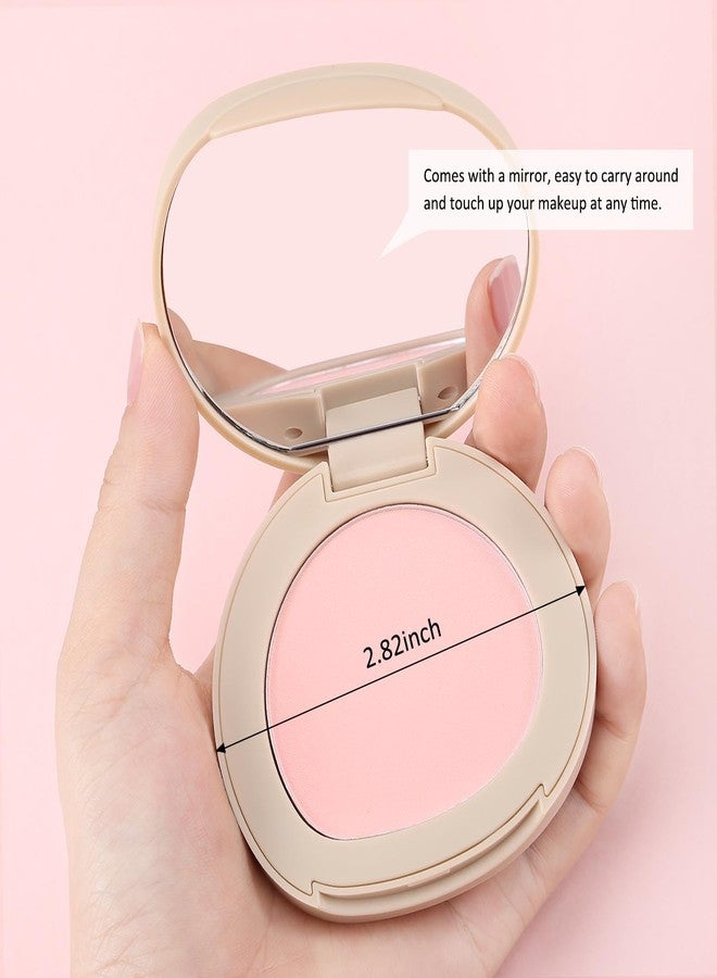 Boobeen Powder Blush Matte Single Color, Pressed Face Makeup for Colorful, Long-wear Glow, Natural Flush Tint for Cheeks - Image 5