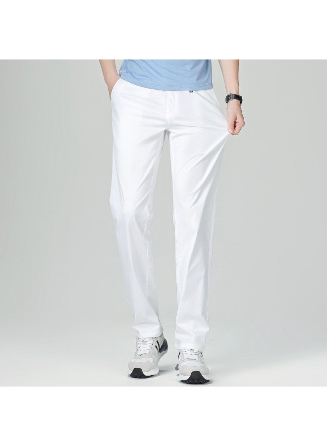 Fapai Autumn Men's Fashion Casual Pants Comfortable Mid-waist Slimming And Heightening Men's Casual Pants - Image 2