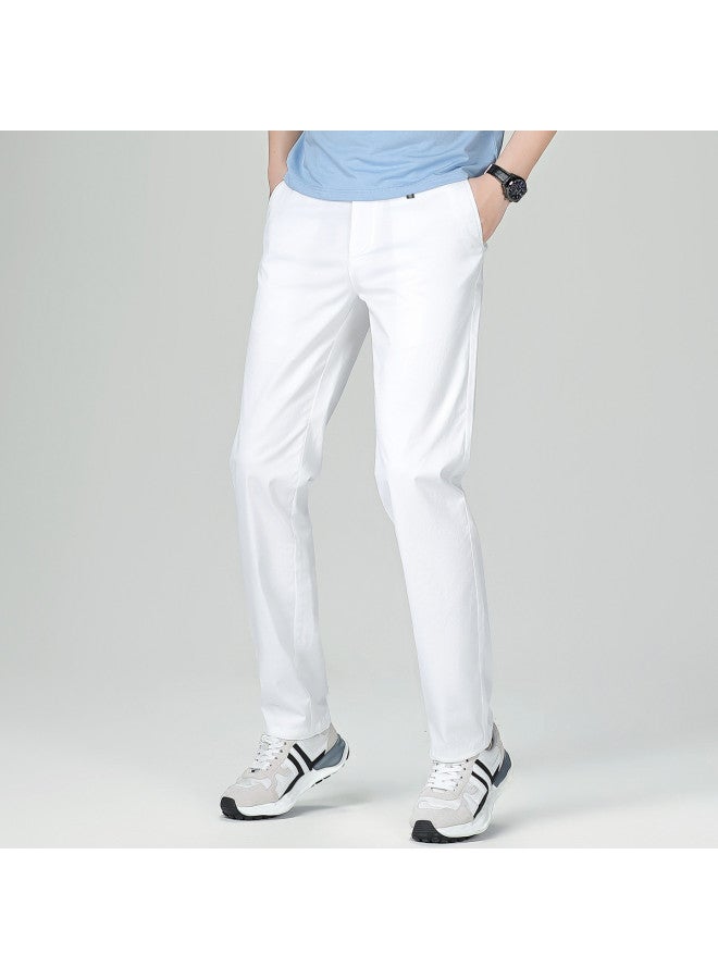 Fapai Autumn Men's Fashion Casual Pants Comfortable Mid-waist Slimming And Heightening Men's Casual Pants - Image 4