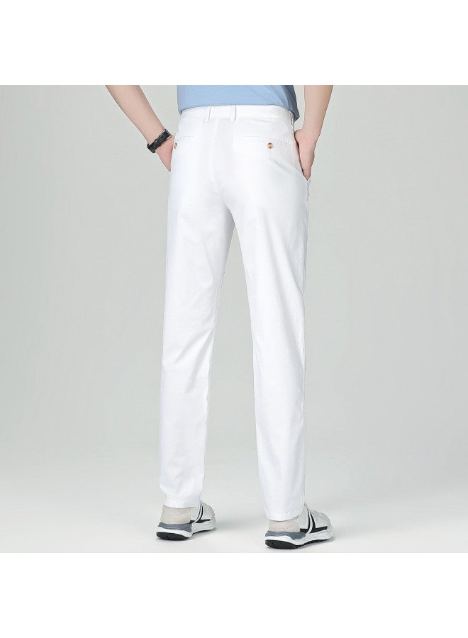 Fapai Autumn Men's Fashion Casual Pants Comfortable Mid-waist Slimming And Heightening Men's Casual Pants - Image 3