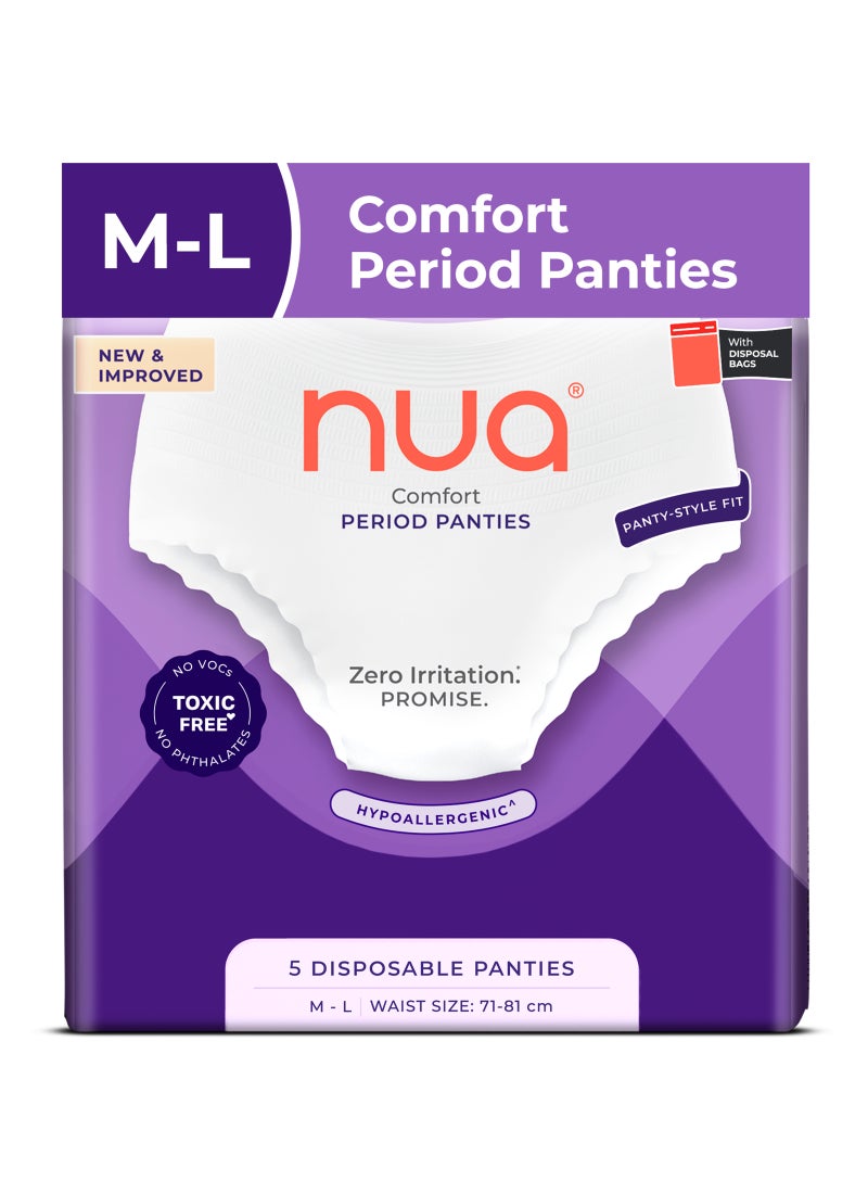 Nua Comfort Disposable Period Panties (M-L) - Image 1