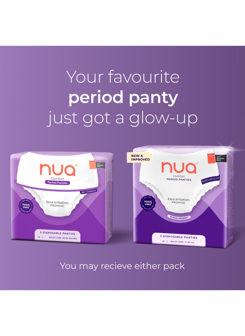Nua Comfort Disposable Period Panties (M-L) - Image 2