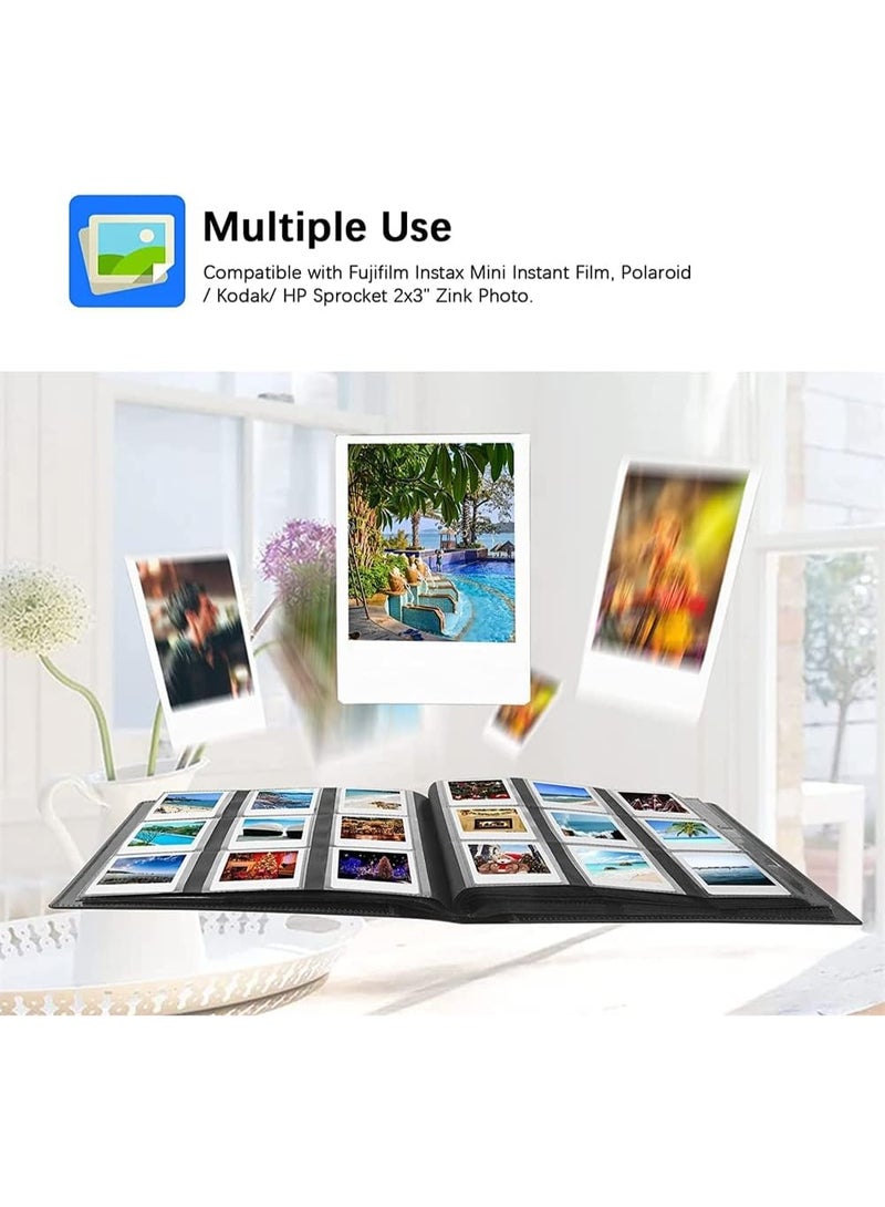 Arabest 432 Pockets Photo Album for Fujifilm Instax Mini Camera, for Polaroid Camera, for Fujifilm Instax Mini 11 90 70 9 8+ 8 LiPlay Instant Camera, for Polaroid Snap SnapTouch PIC-300 Z2300 Instant Camera - Image 2