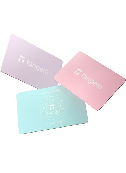 Crypto Hardware Wallet 2.0 [PACK OF 3 Cards] - Blush Sky