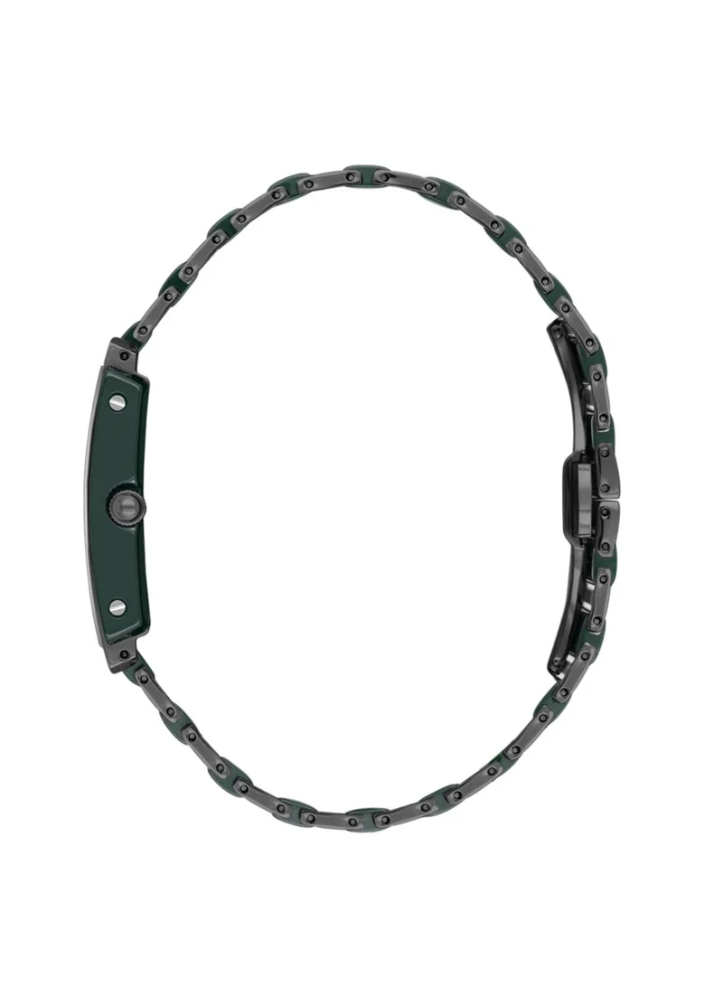 SANTA BARBARA POLO & RACQUET CLUB Santa Barbara Polo & Racquet Club - Noble Men's Watch | Steel and Ceramic Band with Steel Case | Analog | Rectangular Dial | Ceramic | Japanese Quartz | Water Resistance 50 Meters