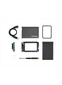 Transcend StoreJet 25CK3 2.5” SATA III SSD/HDD Enclosure Kit USB 3.1 Gen 1 TS0GSJ25CK3,Grey  - Image 5