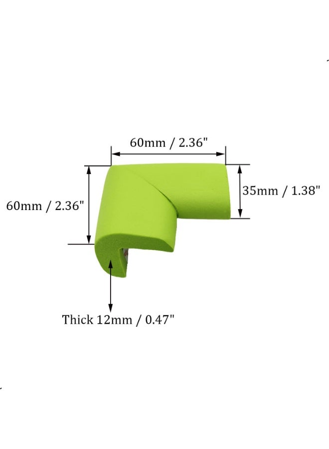 Soft Foam Corner and Edge Protector for Kids, Long Corner Guard, Child Safe Desk Protector, Green Corner Guard  - Image 2