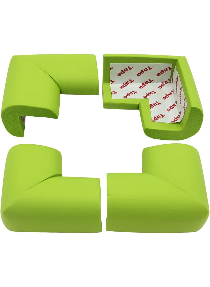 Soft Foam Corner and Edge Protector for Kids, Long Corner Guard, Child Safe Desk Protector, Green Corner Guard  - Image 1