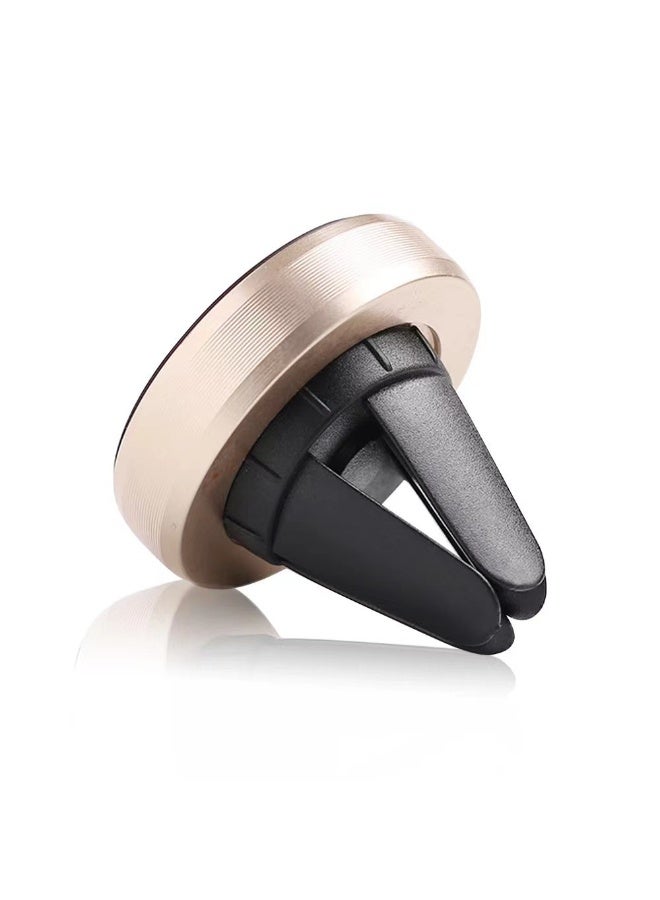 2pcs.Alloy Strong Magnetic Car Phone Holder, Dashboard Air Vent Adhesive Mount for Navigation, Universal for Home and Vehicle Use - Image 2