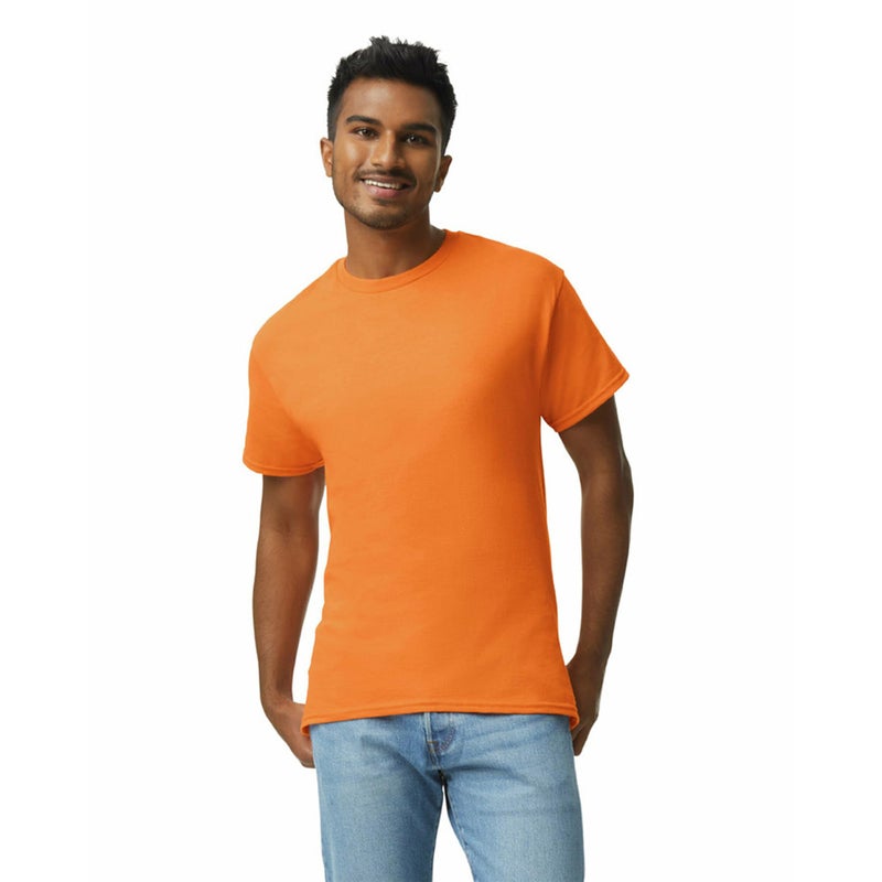Gildan Adult Ultra Cotton T-Shirt, Style G2000, Multipack, Safety Orange (2-Pack), X-Large - Image 2